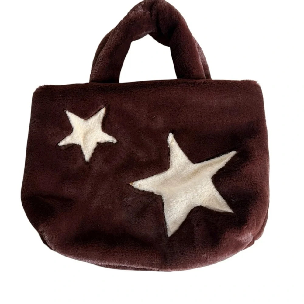 Son Jung Wan Faux Fur Star Tote Bag